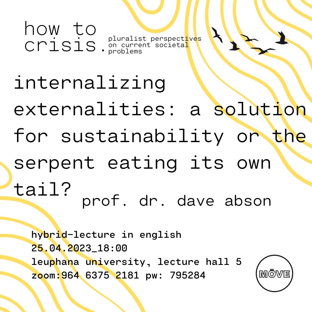 Internalizing externalities: a solution for sustainability or the serpent eating its own tail?
